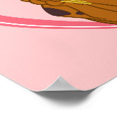 Scooby-Doo Holding Heart Lolipops Poster (Hoek)