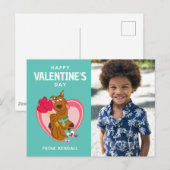 Scooby-Doo Holding Heart Lollipops Briefkaart (Voorkant / Achterkant)