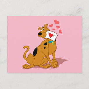 Scooby-Doo - Holding Valentijn Envelope Feestdagenkaart