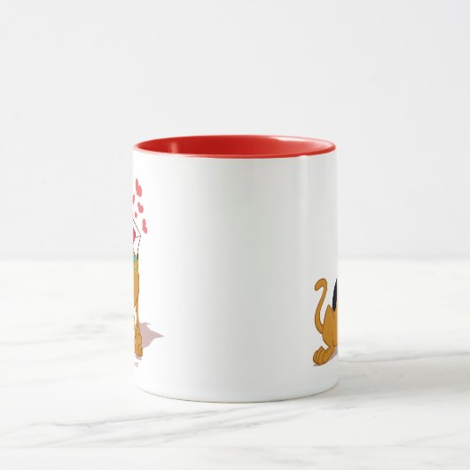 Scooby-Doo - Holding Valentijn Envelope Mok (Midden)