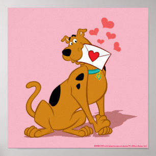 Scooby-Doo - Holding Valentijn Envelope Poster