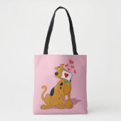 Scooby-Doo - Holding Valentijn Envelope Tote Bag (Voorkant)