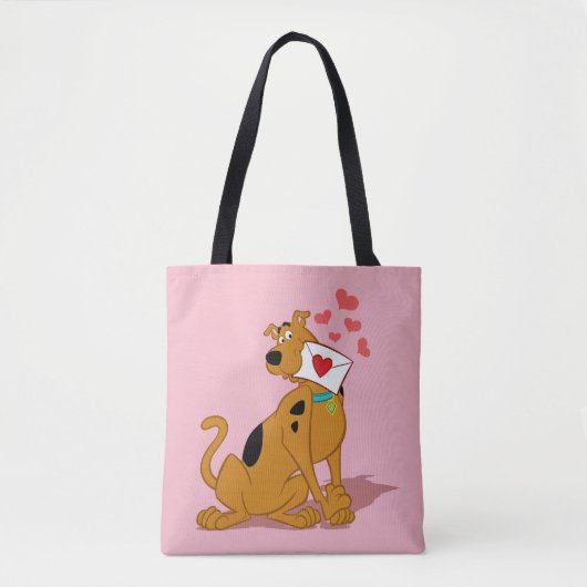 Scooby-Doo - Holding Valentijn Envelope Tote Bag (Voorkant)