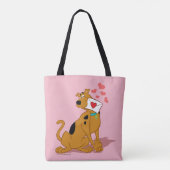Scooby-Doo - Holding Valentijn Envelope Tote Bag (Achterkant)