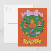 Scooby-Doo Holiday Snack Krans Graphic Feestdagenkaart (Voorkant / Achterkant)