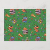 Scooby-Doo Holiday Snack Lights Pattern Briefkaart (Voorkant)
