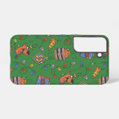 Scooby-Doo Holiday Snack Lights Pattern Samsung Galaxy Hoesje (Achterkant horizontaal)