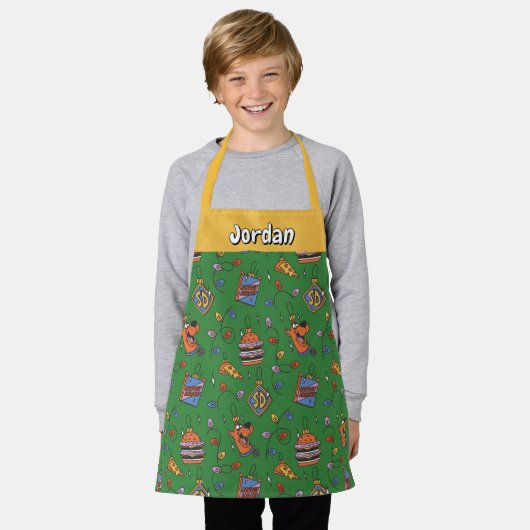 Scooby-Doo Holiday Snack Lights Pattern Schort (Gedragen)