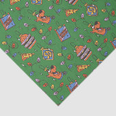 Scooby-Doo Holiday Snack Lights Pattern Tissuepapier (Detail)