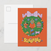 Scooby-Doo Holiday Snack Wreath Graphic Briefkaart (Voorkant / Achterkant)