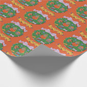 Scooby-Doo Holiday Snack Wreath Graphic Cadeaupapier (Hoek)