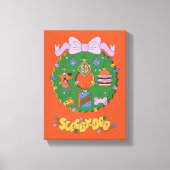 Scooby-Doo Holiday Snack Wreath Graphic Canvas Afdruk (Voorkant)
