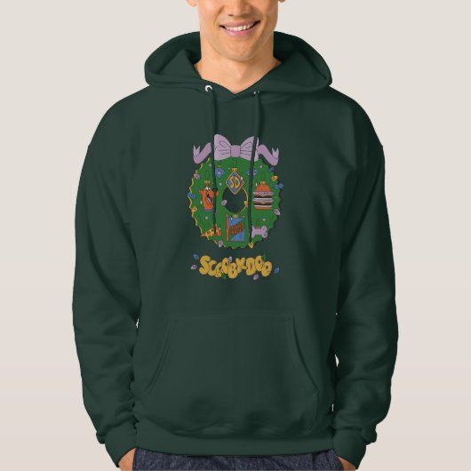 Scooby-Doo Holiday Snack Wreath Graphic Hoodie (Voorkant)