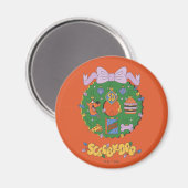 Scooby-Doo Holiday Snack Wreath Graphic Magneet (Voorkant / Achterkant)