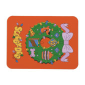 Scooby-Doo Holiday Snack Wreath Graphic Magneet (Horizontaal)