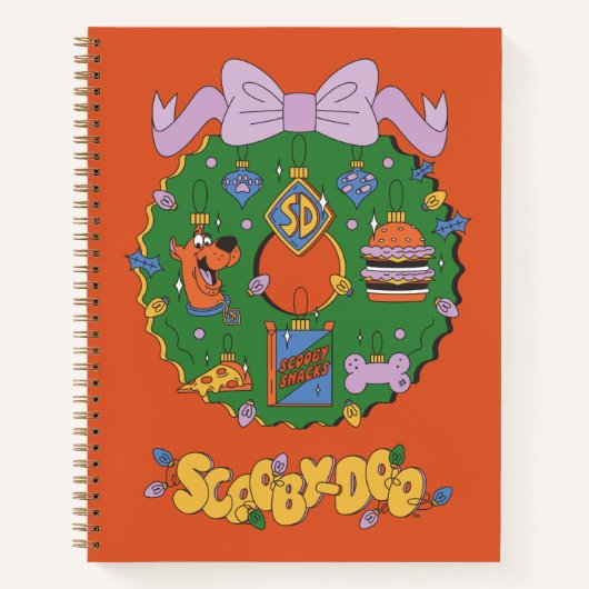 Scooby-Doo Holiday Snack Wreath Graphic Notitieboek (Voorkant)