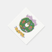 Scooby-Doo Holiday Snack Wreath Graphic Servet (Hoek)