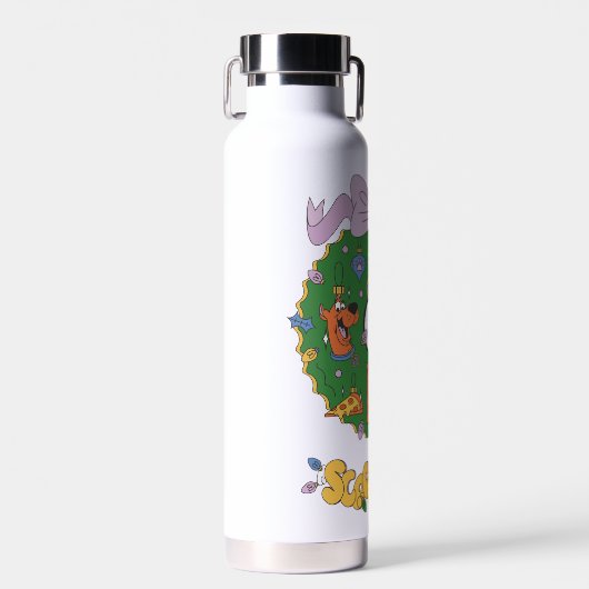 Scooby-Doo Holiday Snack Wreath Graphic Waterfles (Voorkant)