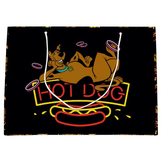 Scooby-Doo Hot Dog Neon Sign Large Cadeautasje (Voorkant)