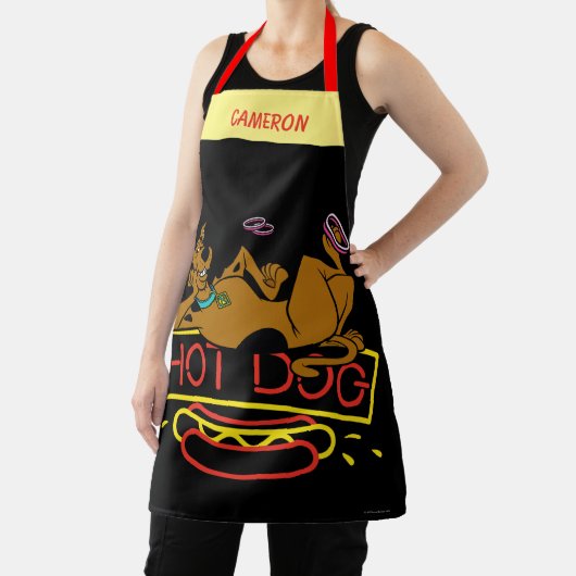 Scooby Doo Hot Dog Neon Sign Schort (Insitu)