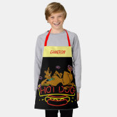 Scooby Doo Hot Dog Neon Sign Schort (Gedragen)
