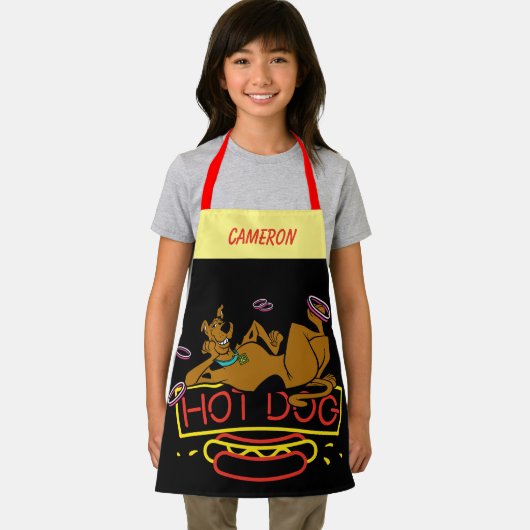 Scooby Doo Hot Dog Neon Sign Schort (Insitu)