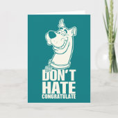 Scooby-Doo "Hou niet van haat, feliciteer" Grafisc Kaart (Voorkant)