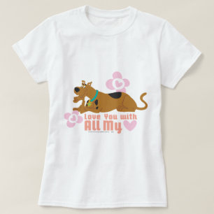 Scooby-Doo "hou van je met al mijn hart" T-shirt