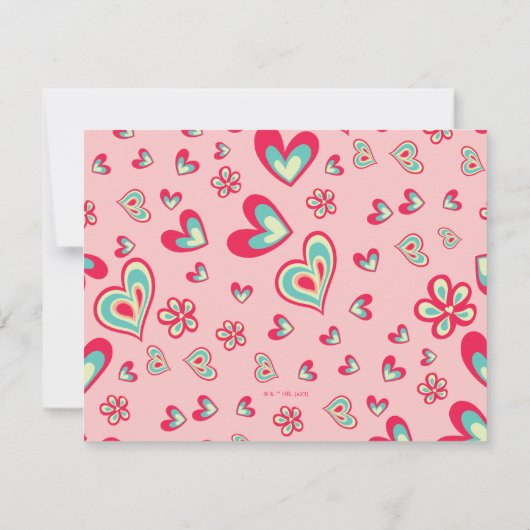 Scooby-Doo houdt van hartlolly's Notitiekaartje (Achterkant)