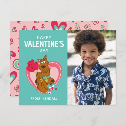 Scooby-Doo houdt van hartlolly's Notitiekaartje (Voorkant / Achterkant)