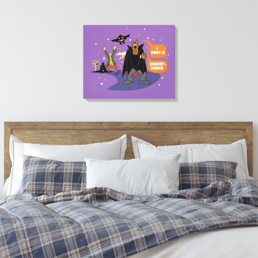 Scooby-Doo | I Vant a Scooby Snack Canvas Afdruk (Insitu (Slaapkamer))