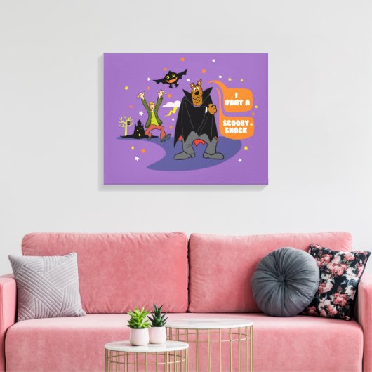 Scooby-Doo | I Vant a Scooby Snack Canvas Afdruk (Insitu (Woonkamer))