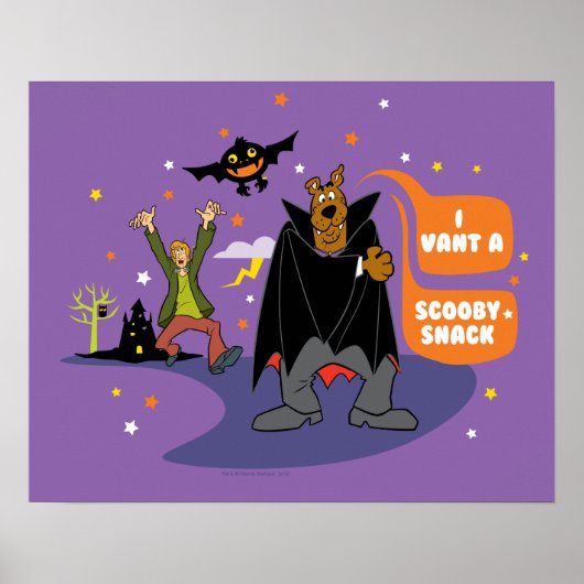 Scooby-Doo | I Vant a Scooby Snack Poster (Voorkant)