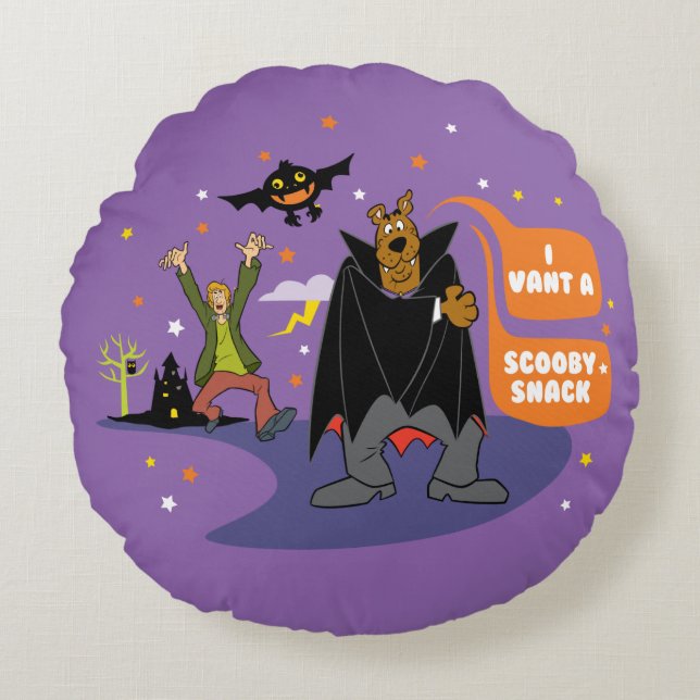 Scooby-Doo | I Vant a Scooby Snack Rond Kussen (Voorkant)