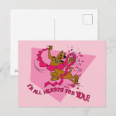 Scooby-Doo - Ik ben allemaal harten voor jou Feestdagenkaart (Voorkant / Achterkant)