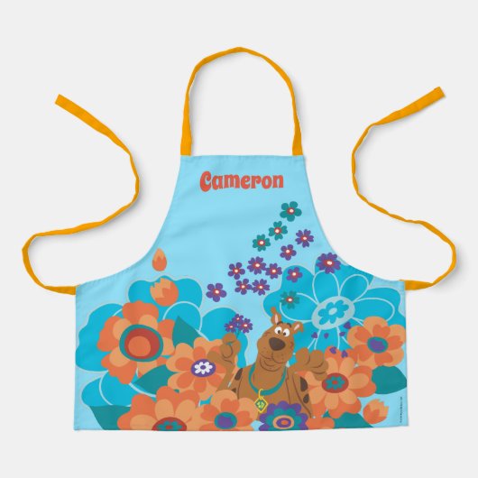 Scooby-Doo in bloemen Schort (Voorkant)