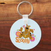 Scooby-Doo in bloemen Sleutelhanger (Achterkant)