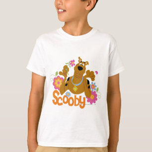 Scooby-doo in bloemen t-shirt