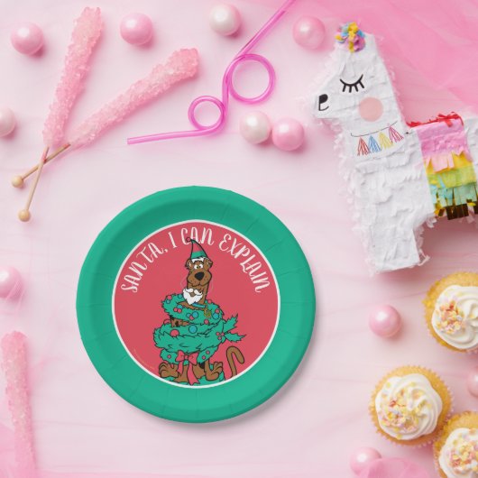 Scooby-Doo in Wreaten Papieren Bordje (Feest)