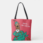 Scooby-Doo in Wreaten Tote Bag (Achterkant)