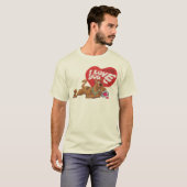 Scooby-Doo - It's No Mystery... I Love You T-shirt (Voorkant volledig)