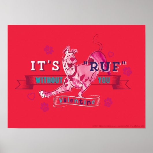 Scooby-Doo - It's Ruf Without You Poster (Voorkant)