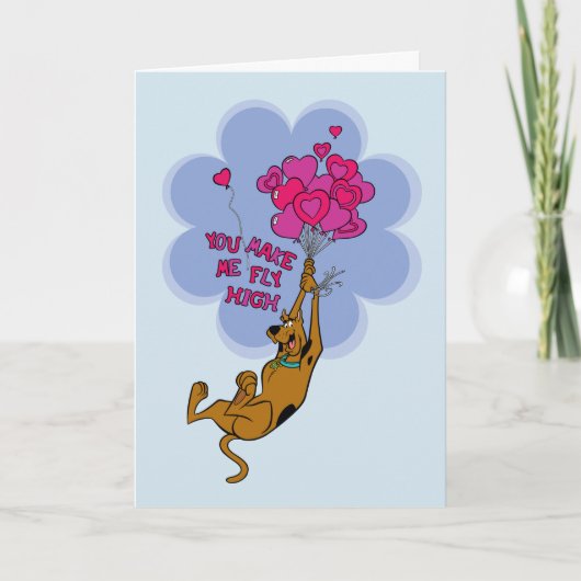 Scooby-doo - Je laat me vliegen hoog Feestdagen Kaart (Voorkant)