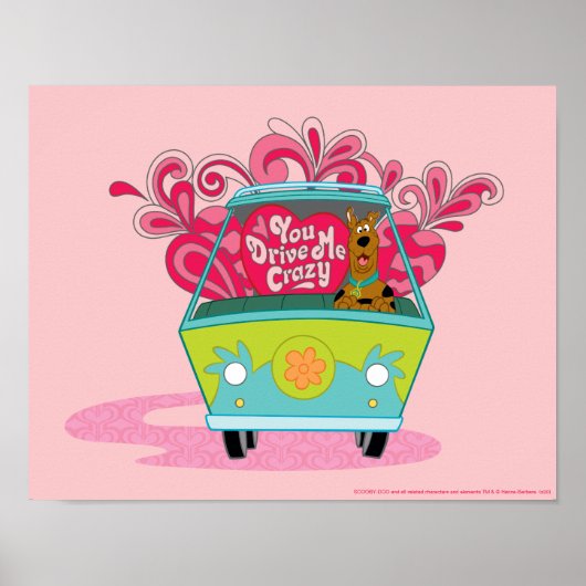 Scooby-Doo - Je rijdt me gek Poster (Voorkant)