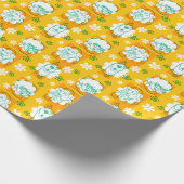 Scooby-Doo | Karakter Floral Patroon Cadeaupapier (Hoek)