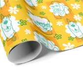 Scooby-Doo | Karakter Floral Patroon Cadeaupapier (Rol Hoek)