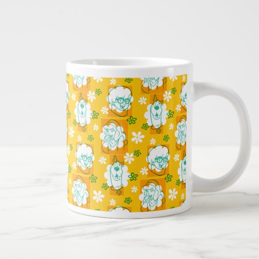 Scooby-Doo | Karakter Floral Patroon Grote Koffiekop (Rechts)
