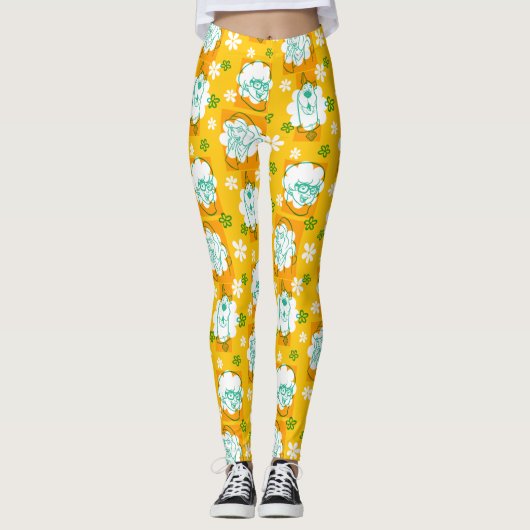 Scooby-Doo | Karakter Floral Patroon Leggings (Voorkant)