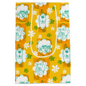 Scooby-Doo | Karakter Floral Patroon Medium Cadeauzakje (Achterkant)