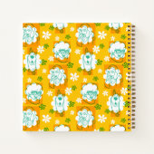 Scooby-Doo | Karakter Floral Patroon Notitieboek (Achterkant)